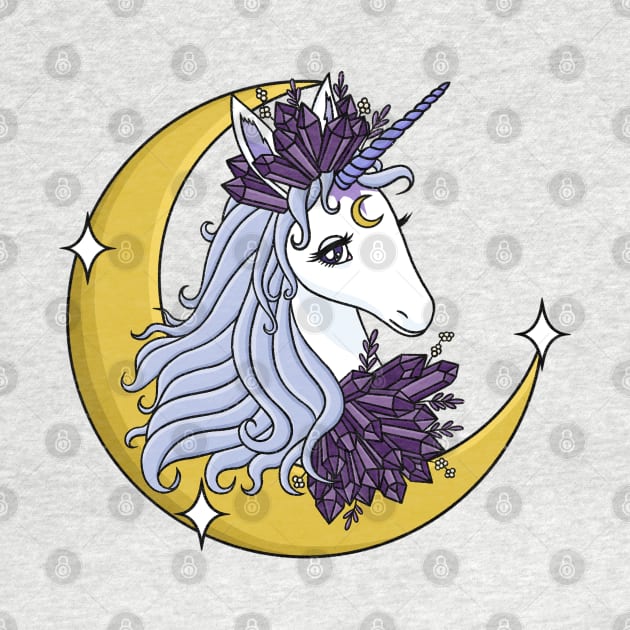 Crystal Unicorn by moonstruck crystals